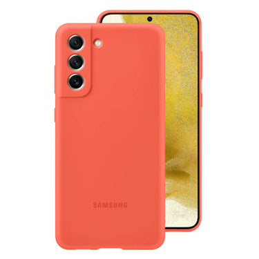 Samsung Silicone Cover Case for Galaxy S22 - Glow Red Coral